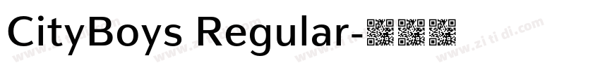 CityBoys Regular字体转换